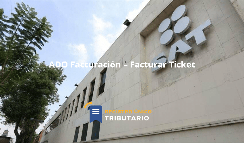 Ado Facturación – Facturar Ticket