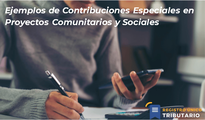 Ejemplos De Contribuciones Especiales En Proyectos Comunitarios Y Sociales