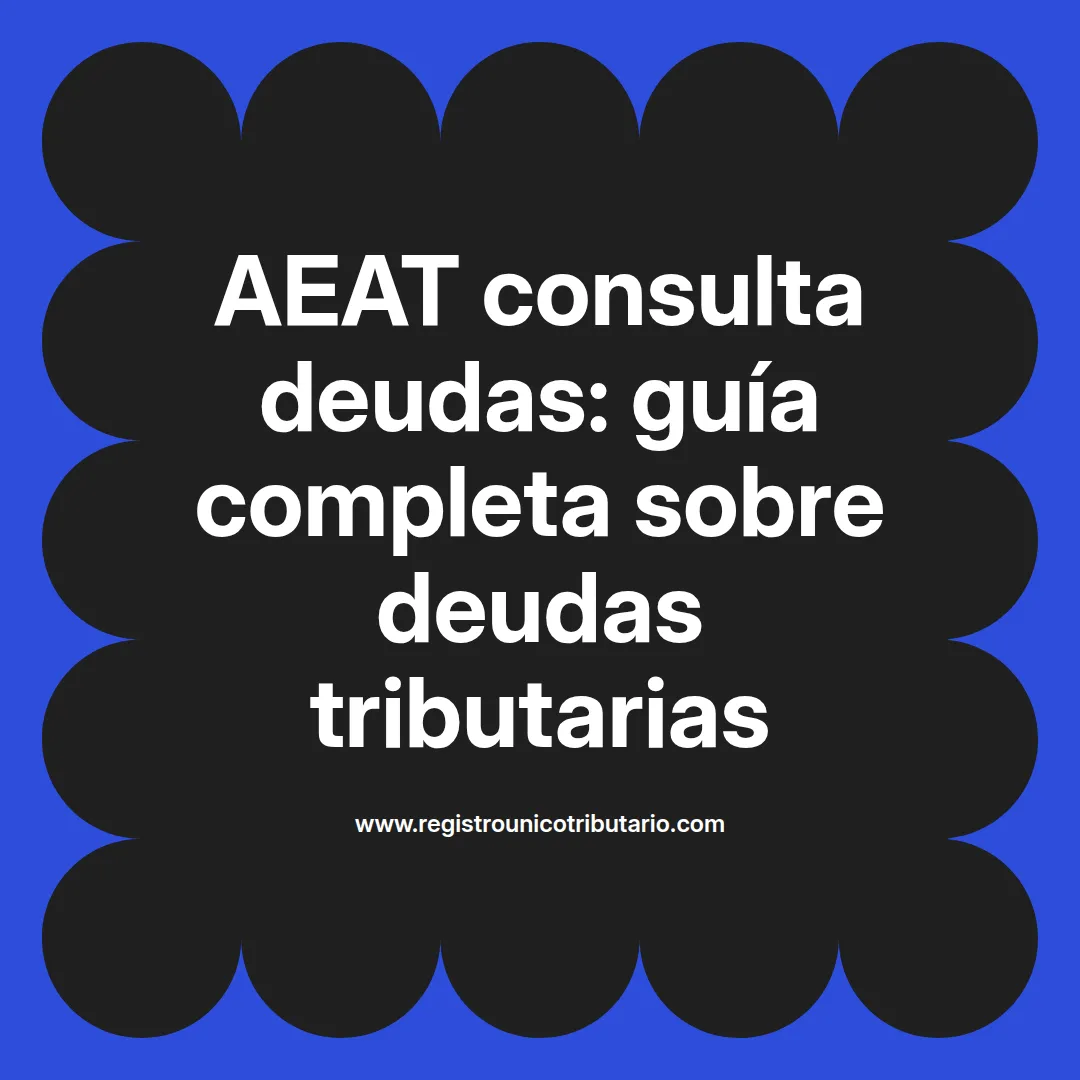 Imagen informativa sobre aeat consulta deudas y cómo verificar deudas pendientes en comercio exterior