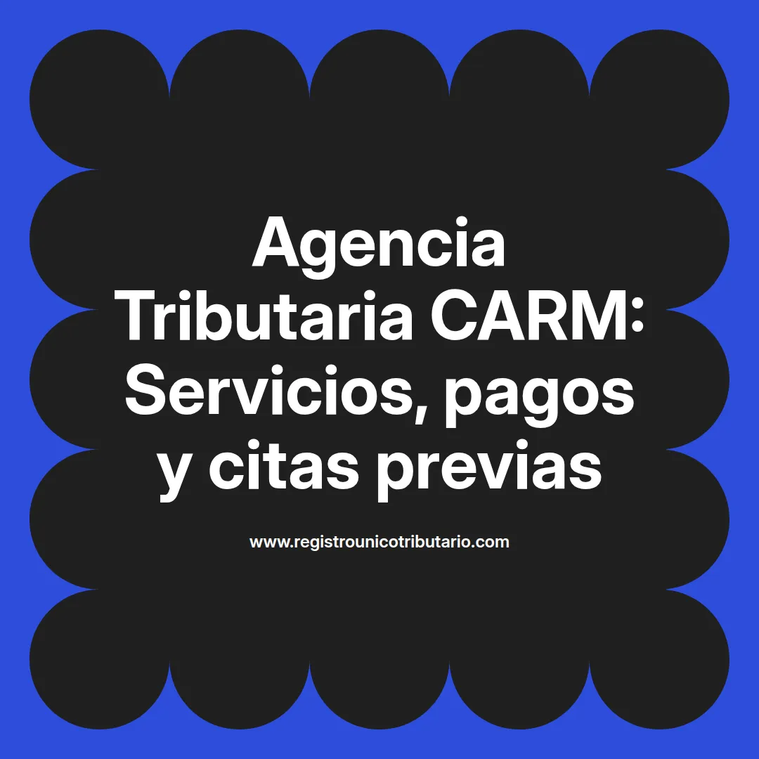 Imagen destacada sobre la agencia tributaria carm es y sus servicios en línea y citas previas