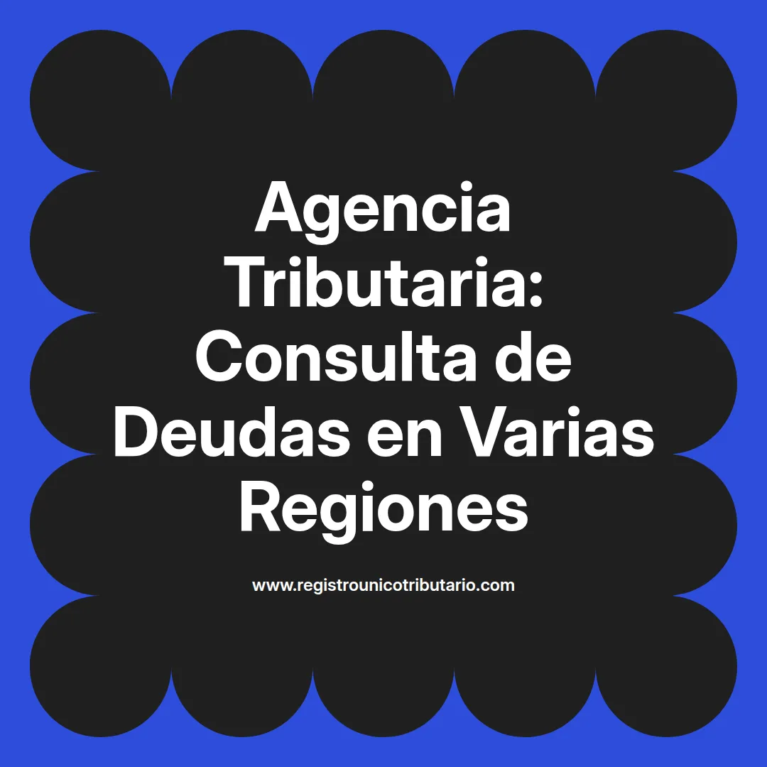 Imagen ilustrativa sobre agencia tributaria consulta deudas en distintas regiones de España