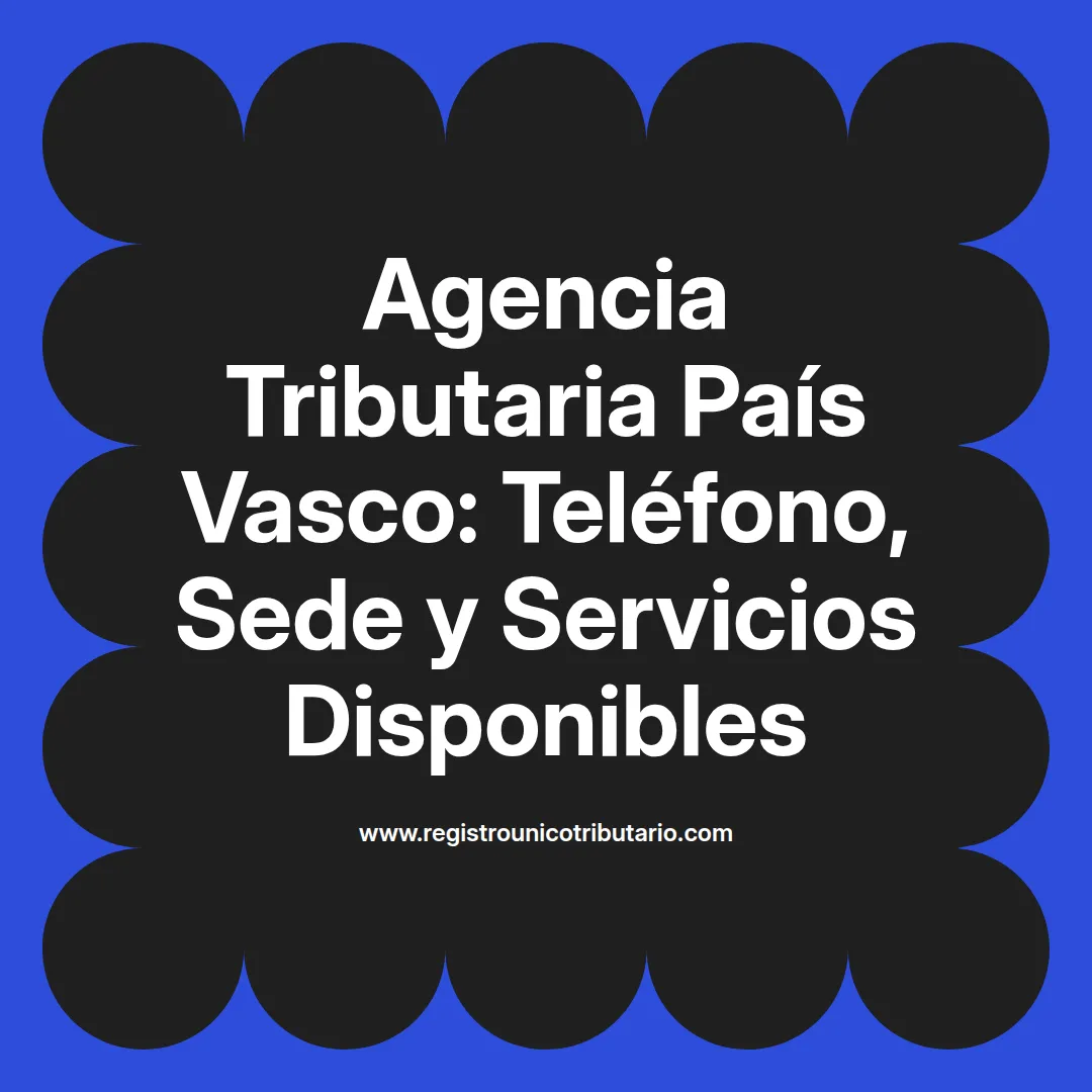 Imagen destacada sobre la agencia tributaria pais vasco y contacto en su sede electrónica