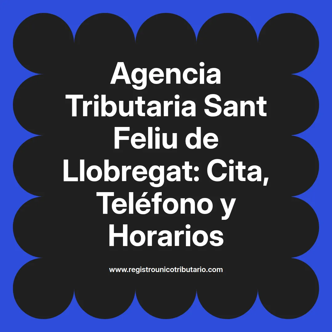 Imagen sobre la agencia tributaria sant feliu de llobregat y sus servicios para contribuyentes