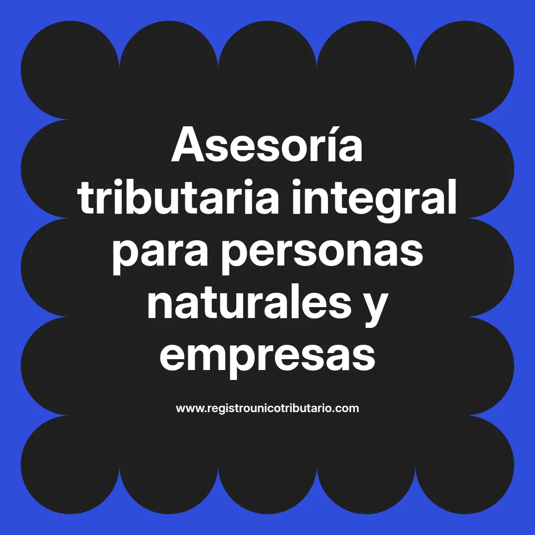 Asesoria tributaria y contable enfocada en negocios digitales y minimización de riesgos fiscales