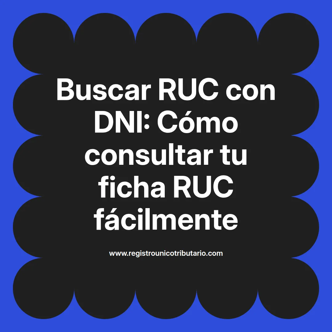 Imagen destacada sobre buscar ruc con dni y consulta de ruc en Colombia