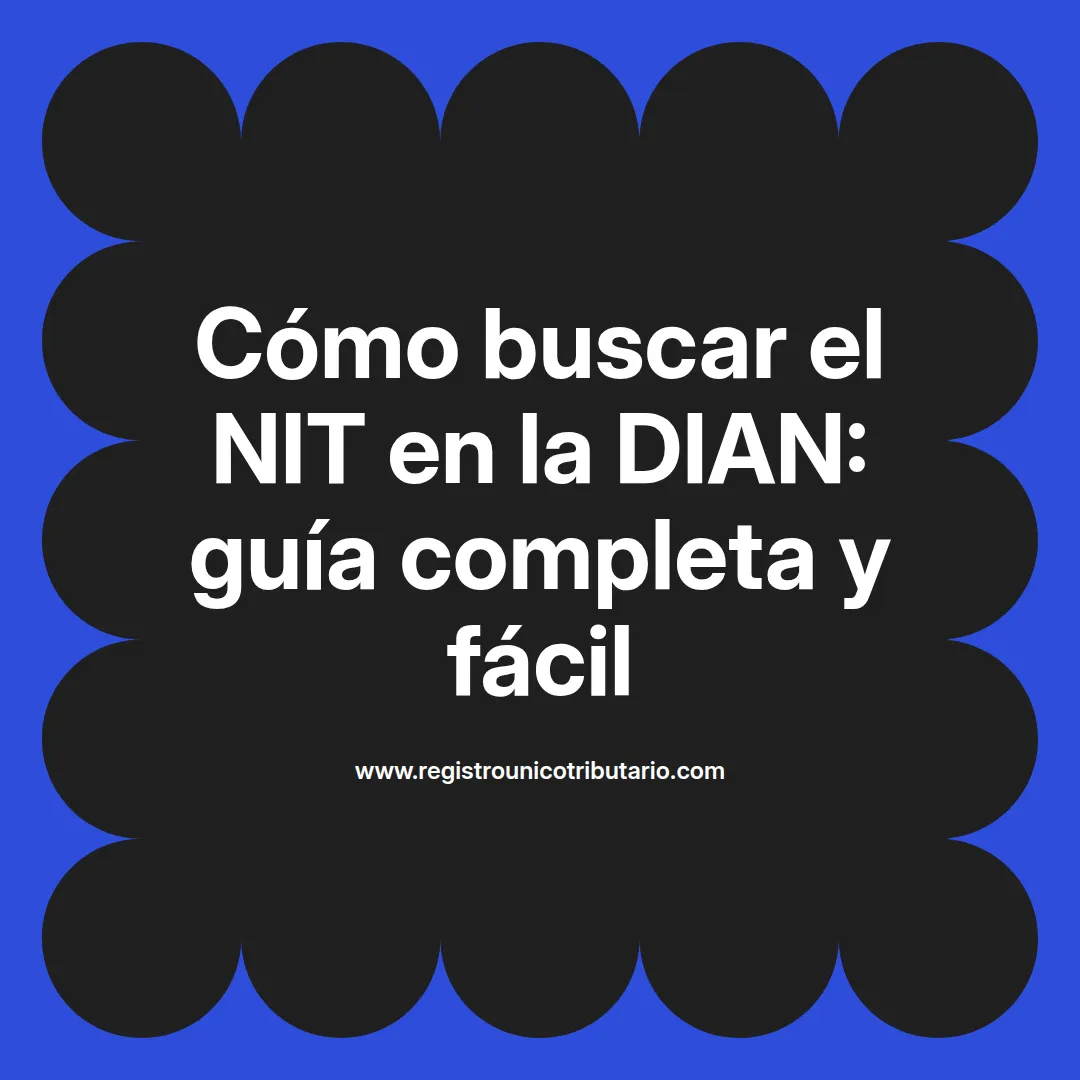 Imagen destacada sobre buscar nit dian y cómo buscar cliente por nit dian en Colombia