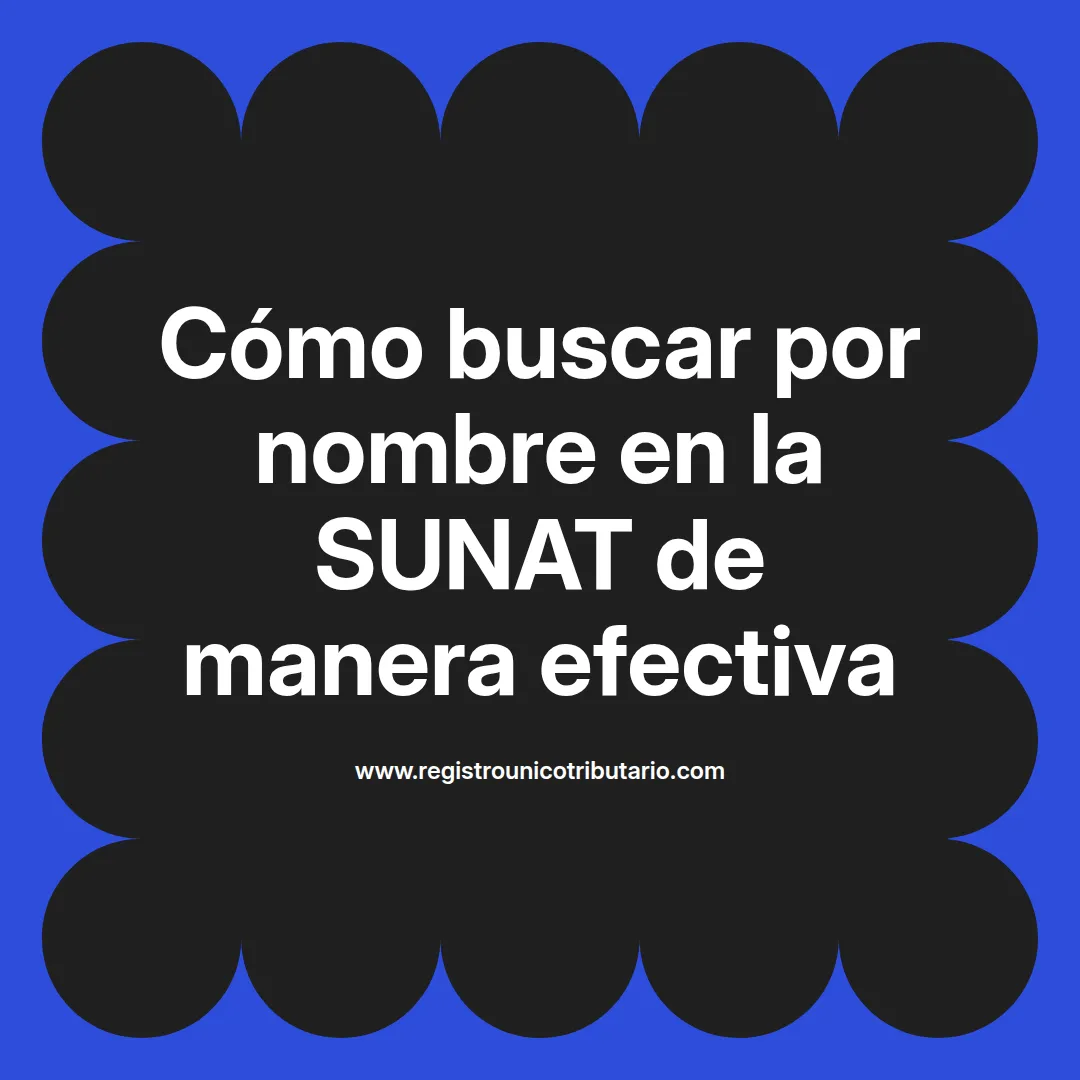 Imagen sobre cómo usar sunat buscar por nombre para encontrar personas en la base de datos de la sunat