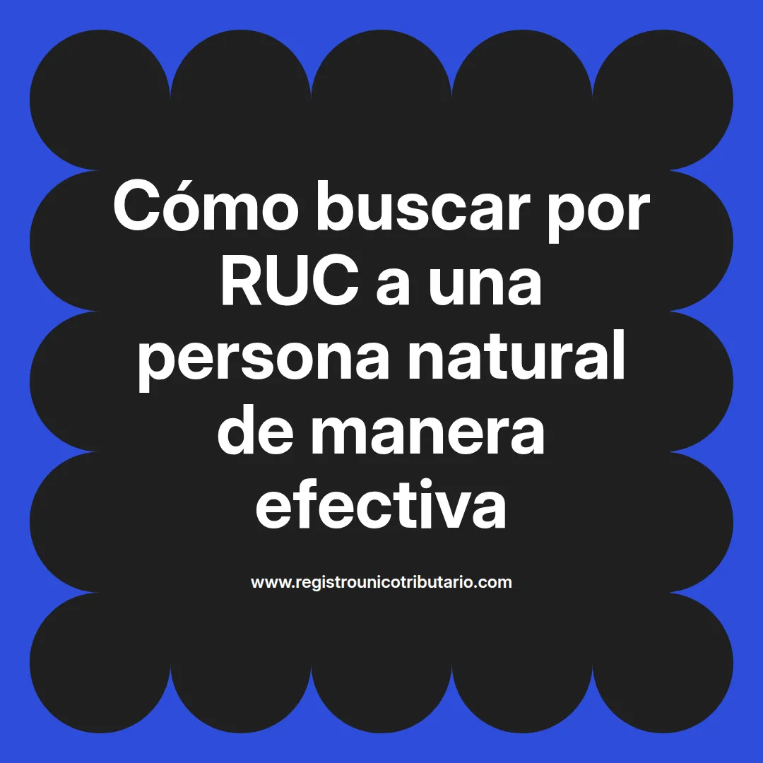 Imagen destacada sobre buscar por ruc a una persona y consultar datos relacionados