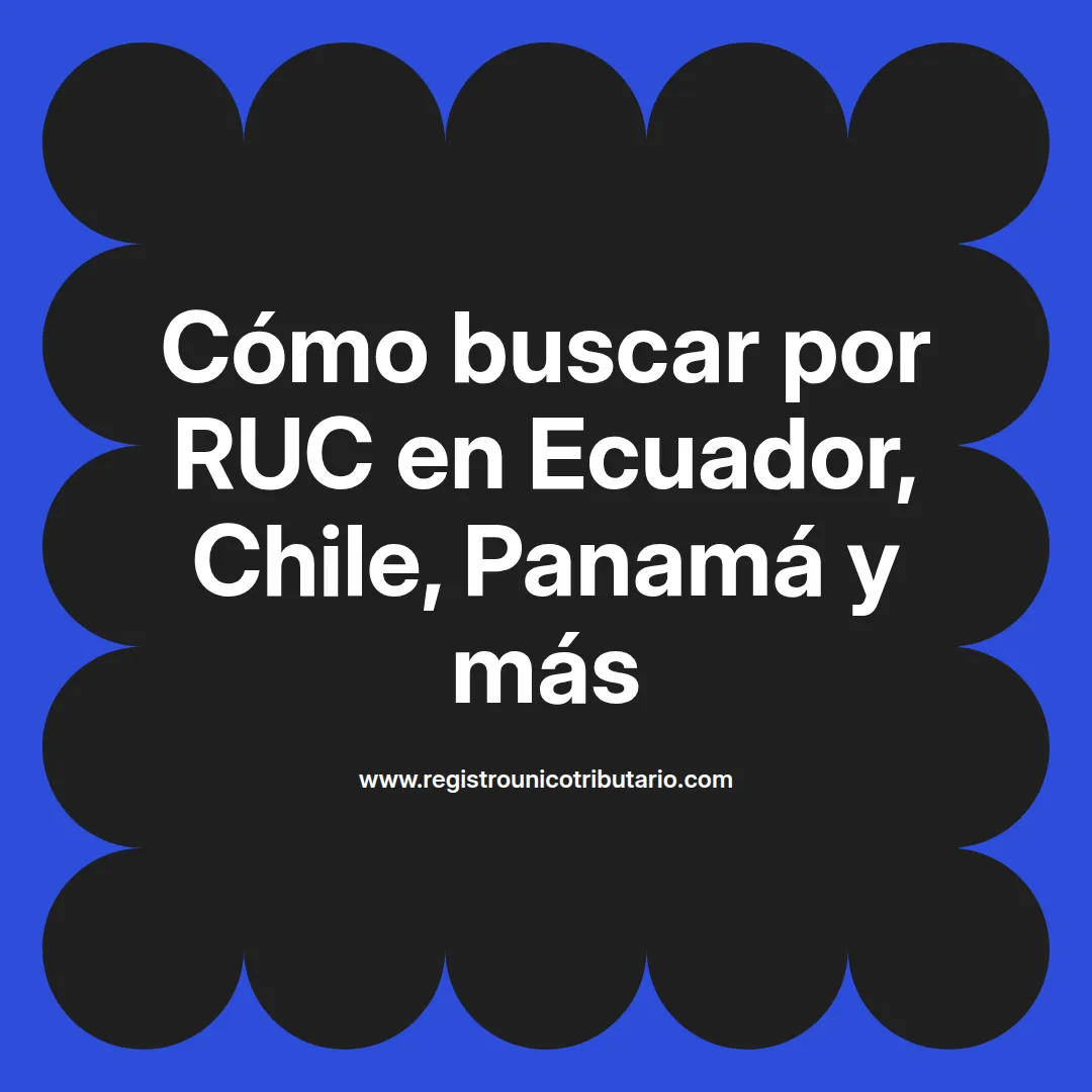 Imagen destacada sobre cómo buscar por ruc en Perú y otros países de América Latina