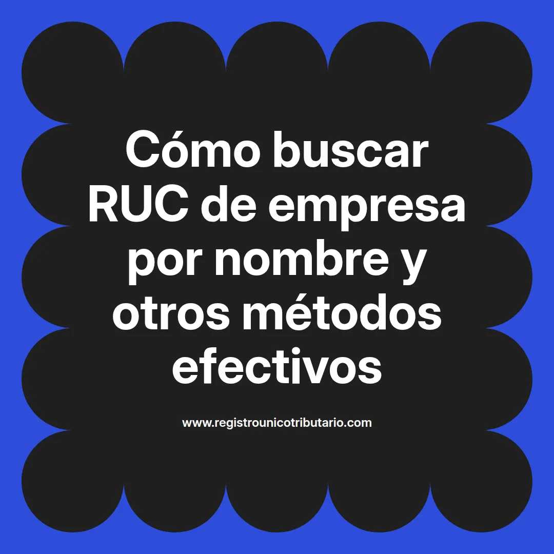 Imagen destacada sobre buscar ruc de empresa por nombre y buscar empresa por numero de nit