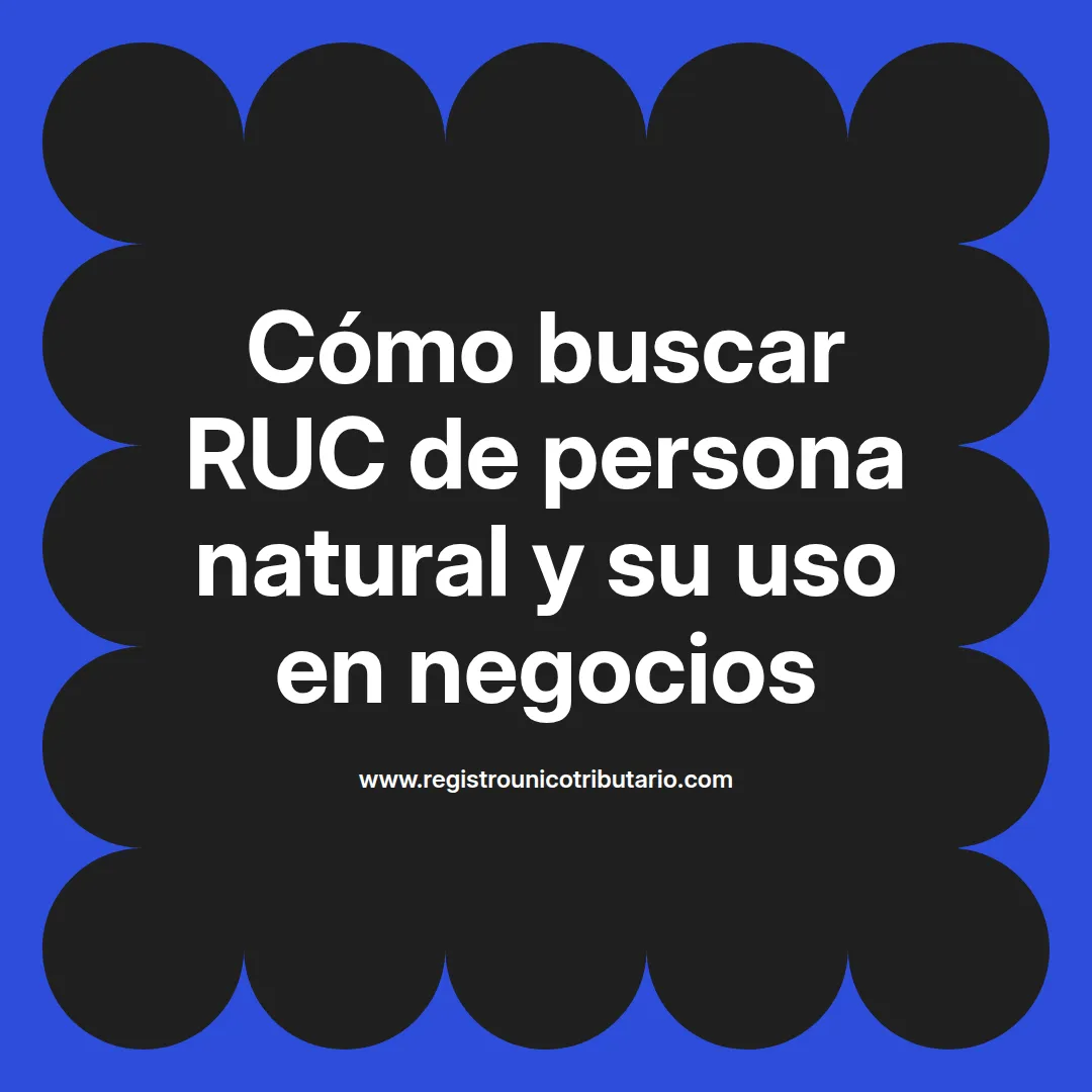 Imagen destacada sobre buscar ruc de persona natural en Colombia y consultar rut por nombre y apellido
