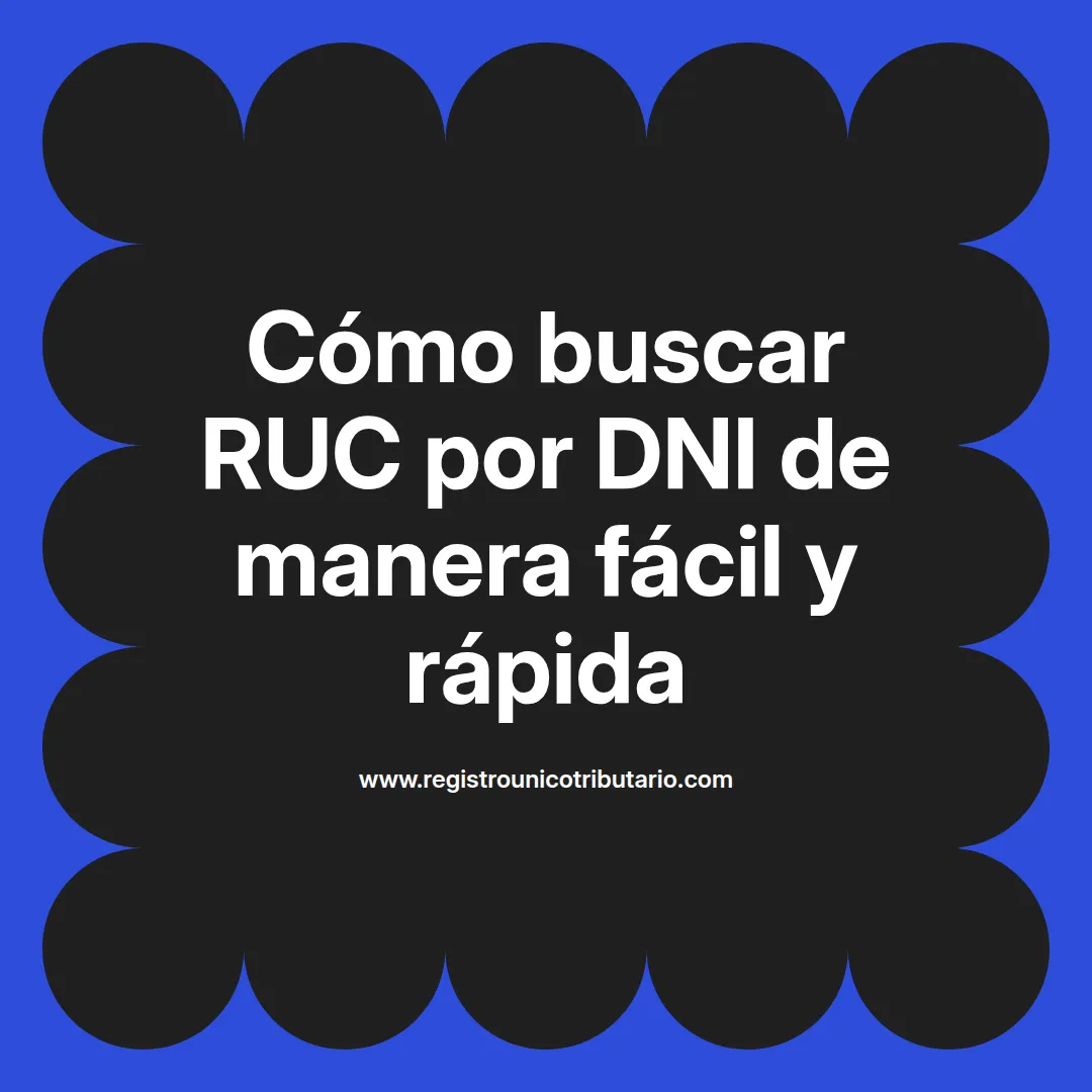 Imagen destacada sobre cómo buscar ruc por dni y consultar rut en Colombia
