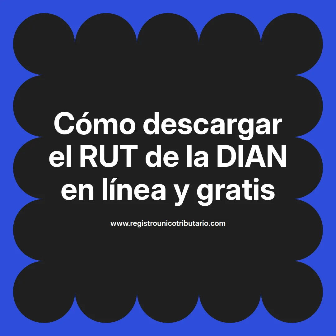 Imagen destacada sobre descargar rut de la dian en linea y obtener certificado actualizado