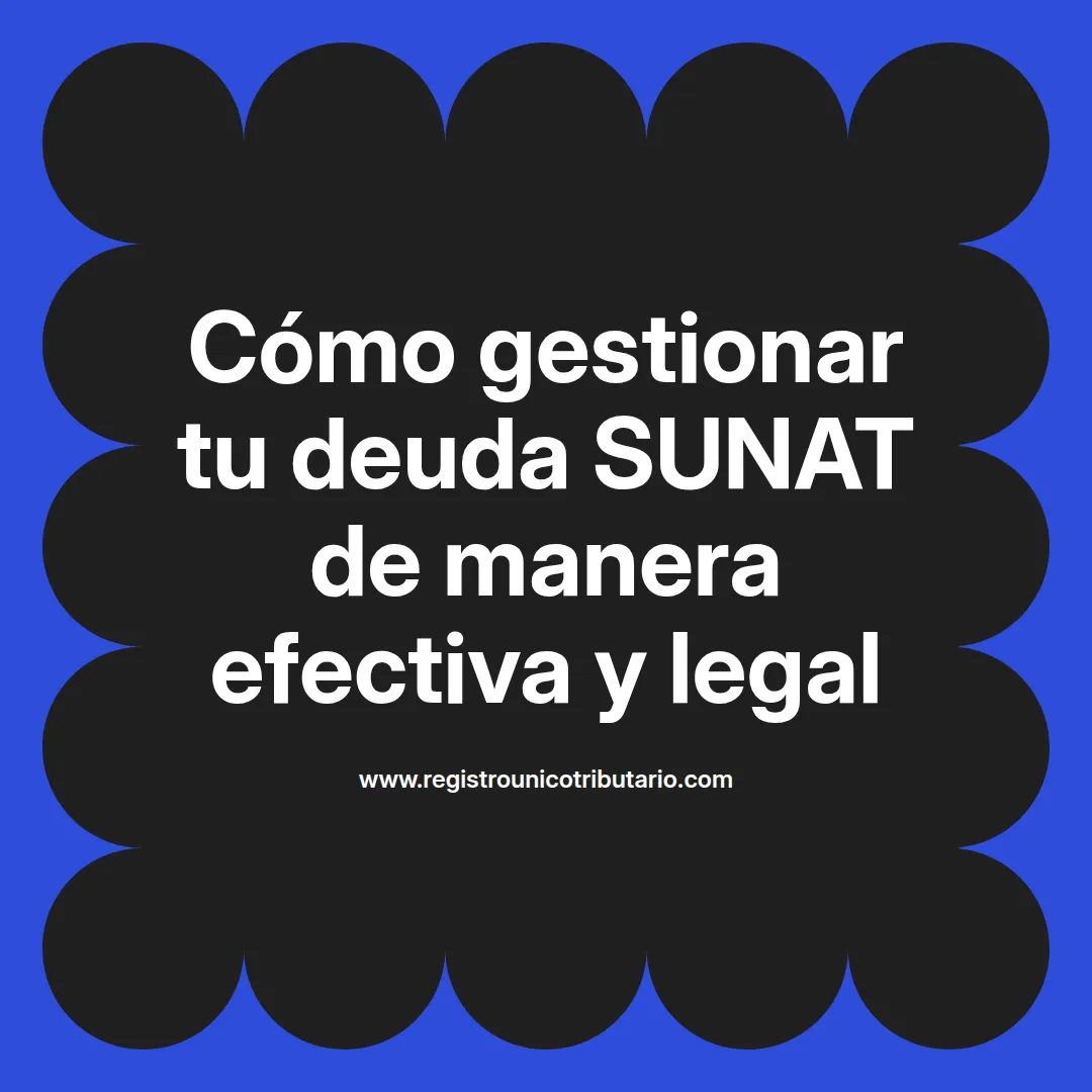 Imagen sobre deuda sunat y opciones de fraccionamiento para su pago en 2024