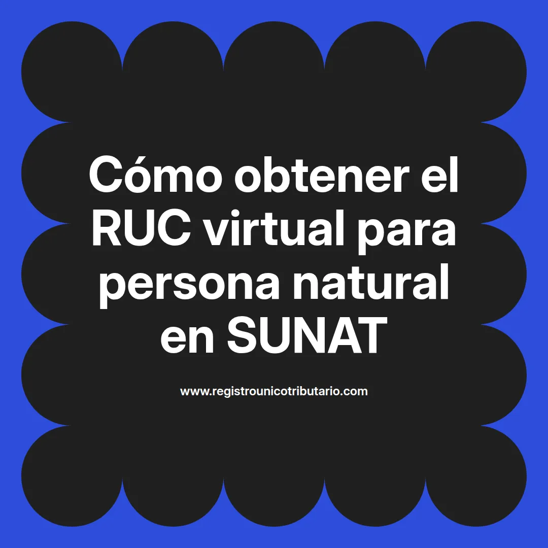 Imagen destacada sobre sunat virtual ruc persona natural y registro de rut virtual persona natural