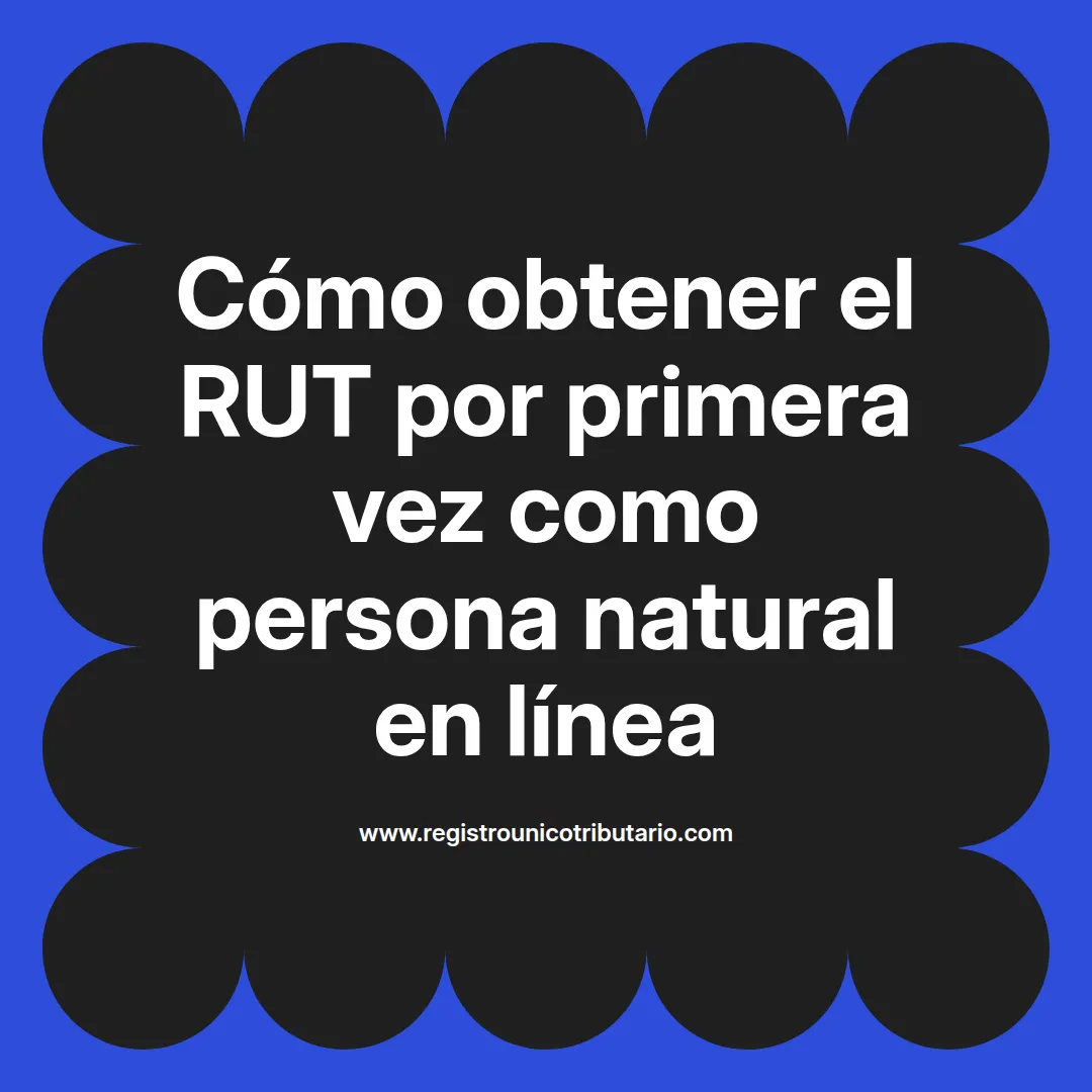 Imagen destacada sobre cómo obtener rut por primera vez persona natural de forma virtual