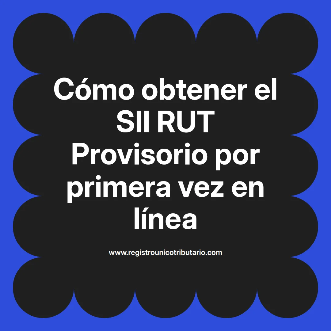 Imagen destacada sobre sii rut provisorio y solicitud rut primera vez en línea