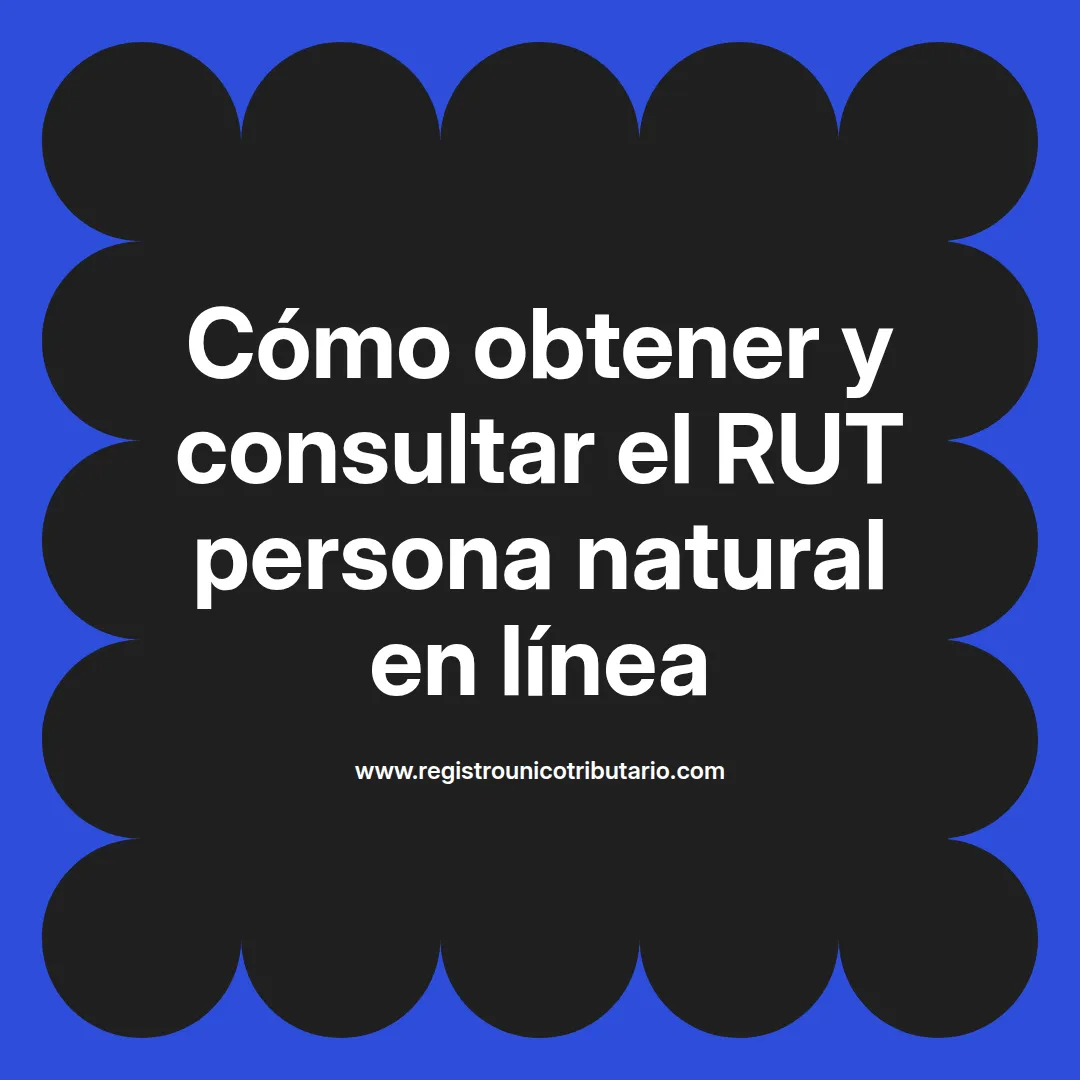 Imagen destacada sobre el RUT de persona natural y cómo consultarlo en línea en Colombia