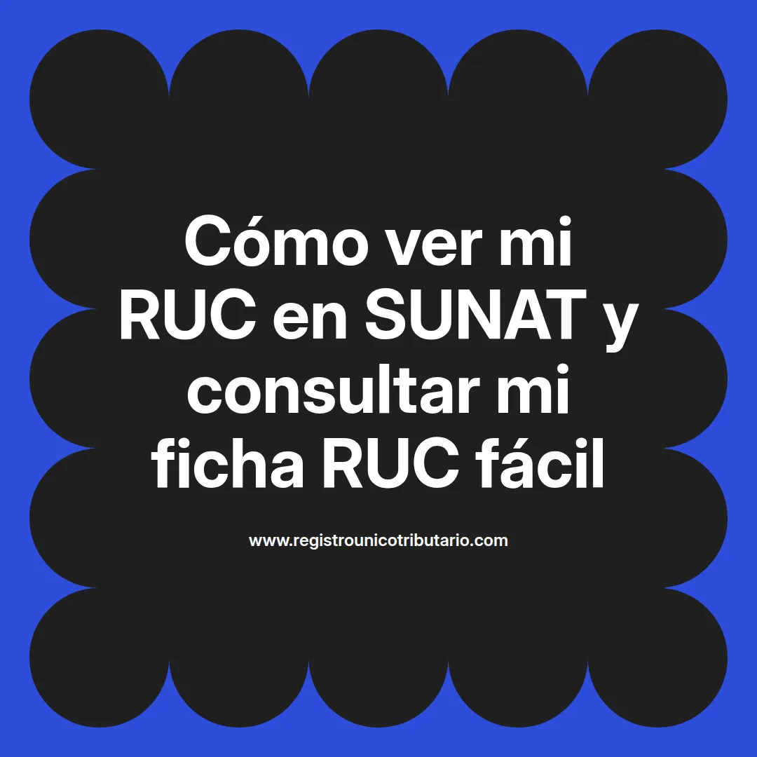 Imagen destacada sobre cómo ver mi ruc sunat y consulta ruc peru sunat