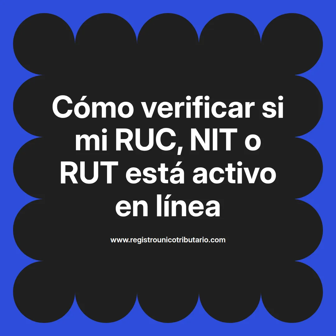Imagen destacada sobre cómo verificar si mi ruc está activo y otros registros relacionados