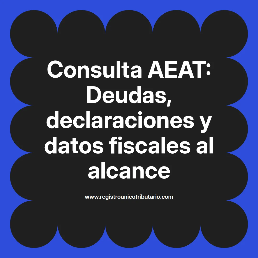 Imagen destacada sobre aeat consulta y revisión de declaraciones presentadas y notificaciones fiscales