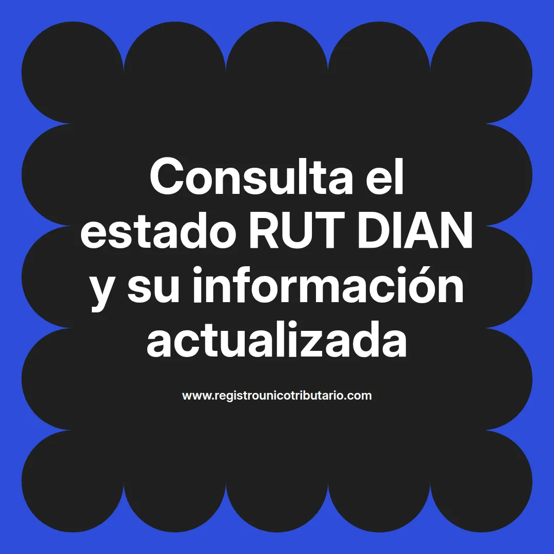 Imagen destacada sobre estado rut dian y consulta estado rut dian en Colombia