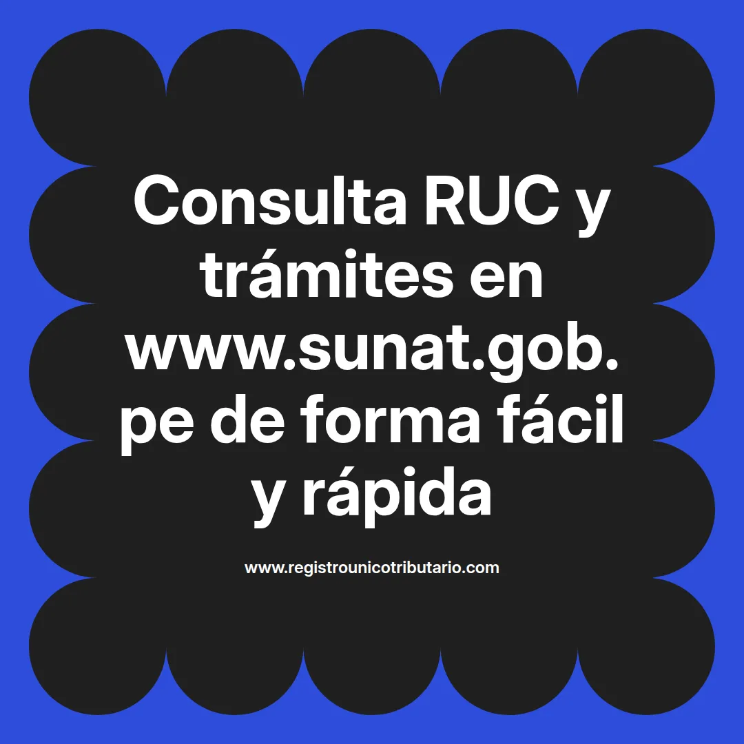 Imagen destacada sobre cómo consultar el RUC en www sunat gob pe y sus servicios disponibles