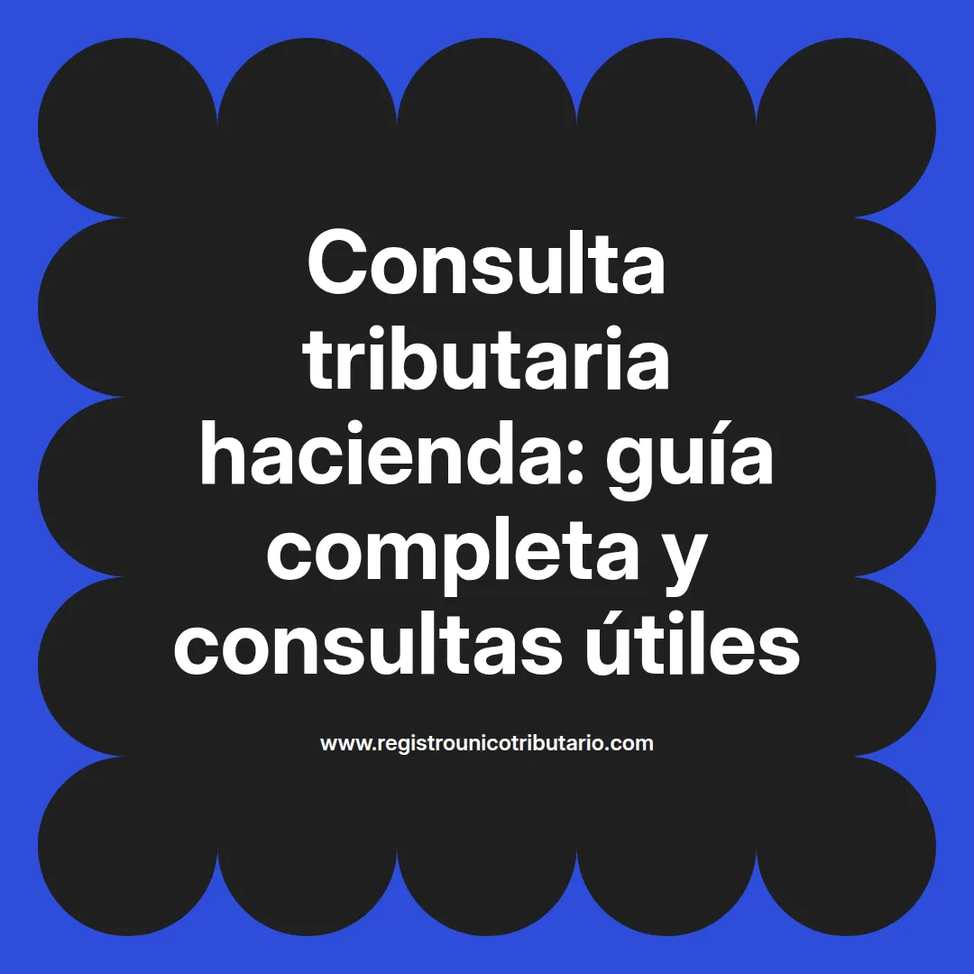 Imagen destacada sobre consulta tributaria hacienda y servicios del ministerio de hacienda el salvador