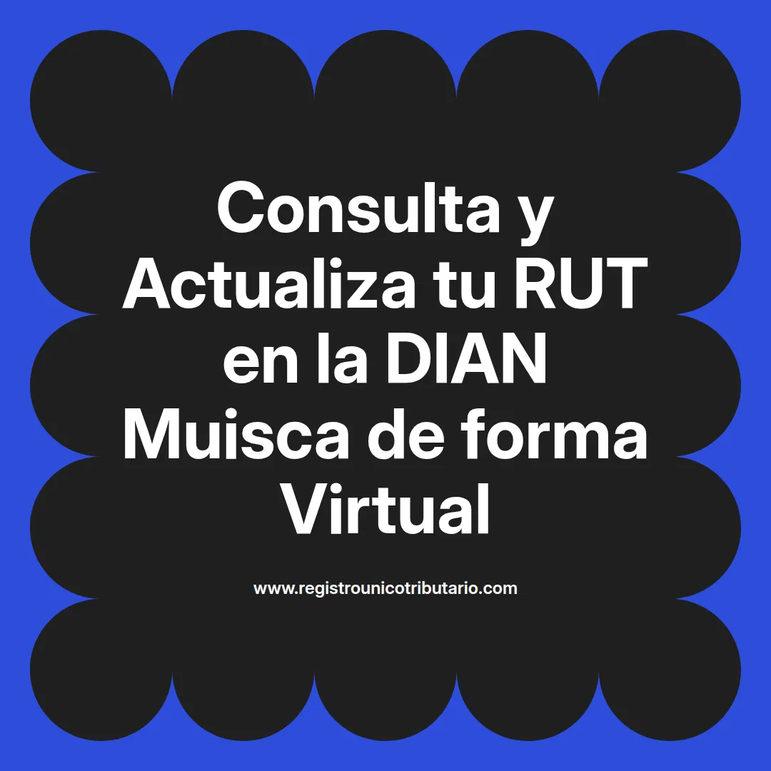 Imagen destacada sobre rut dian muisca y opciones de consulta y actualización virtual