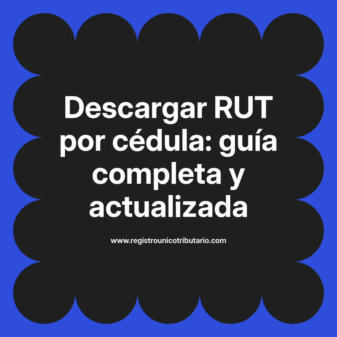 Imagen destacada sobre cómo descargar rut por cedula y consultar rut actualizado en línea