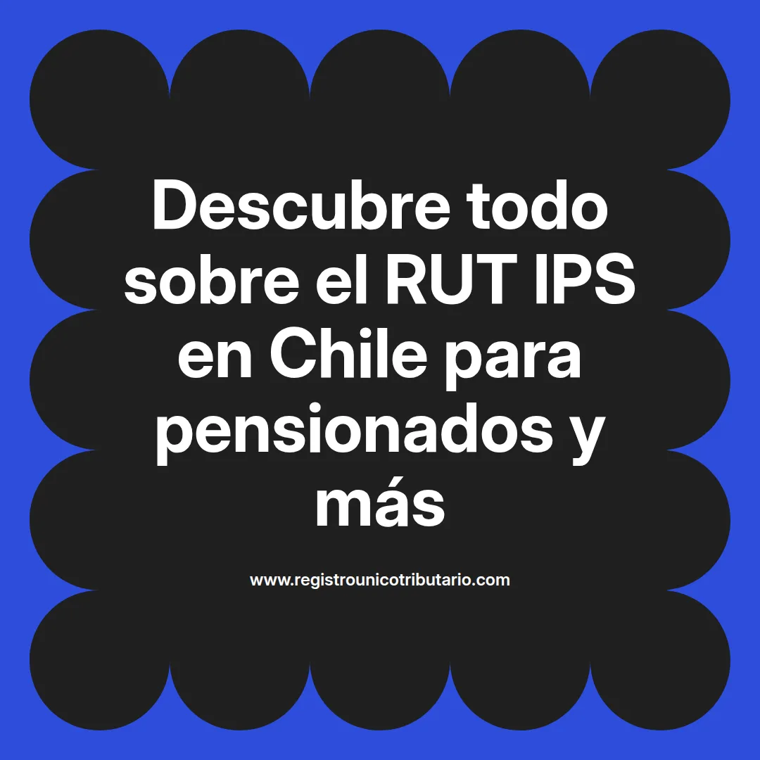 Imagen destacada sobre los beneficios del rut ips para pensionados en Chile
