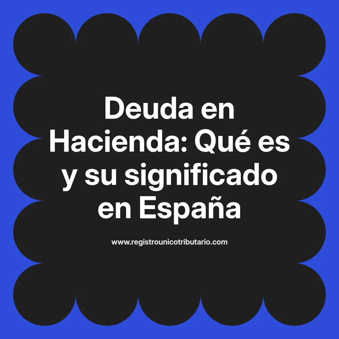 Imagen que explica la deuda en hacienda que es y su significado en el contexto financiero actual
