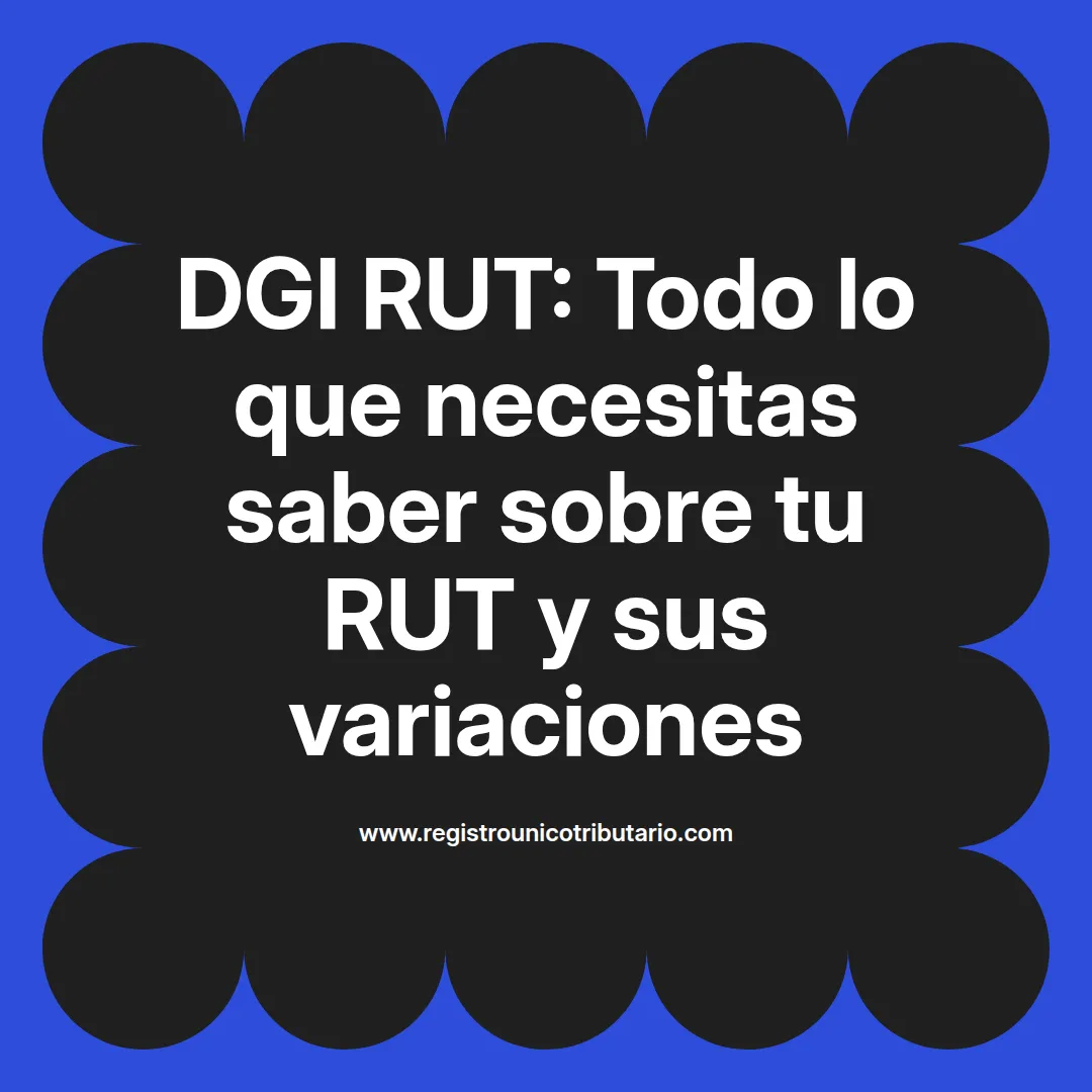 Imagen destacada sobre el dgi rut y sus tipos como dgi rut exclusivo y dgi rut bloqueado