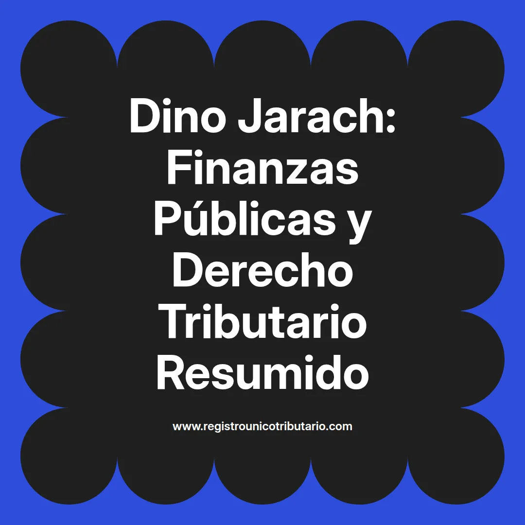 Imagen destacada sobre dino jarach finanzas públicas y derecho tributario en contexto académico