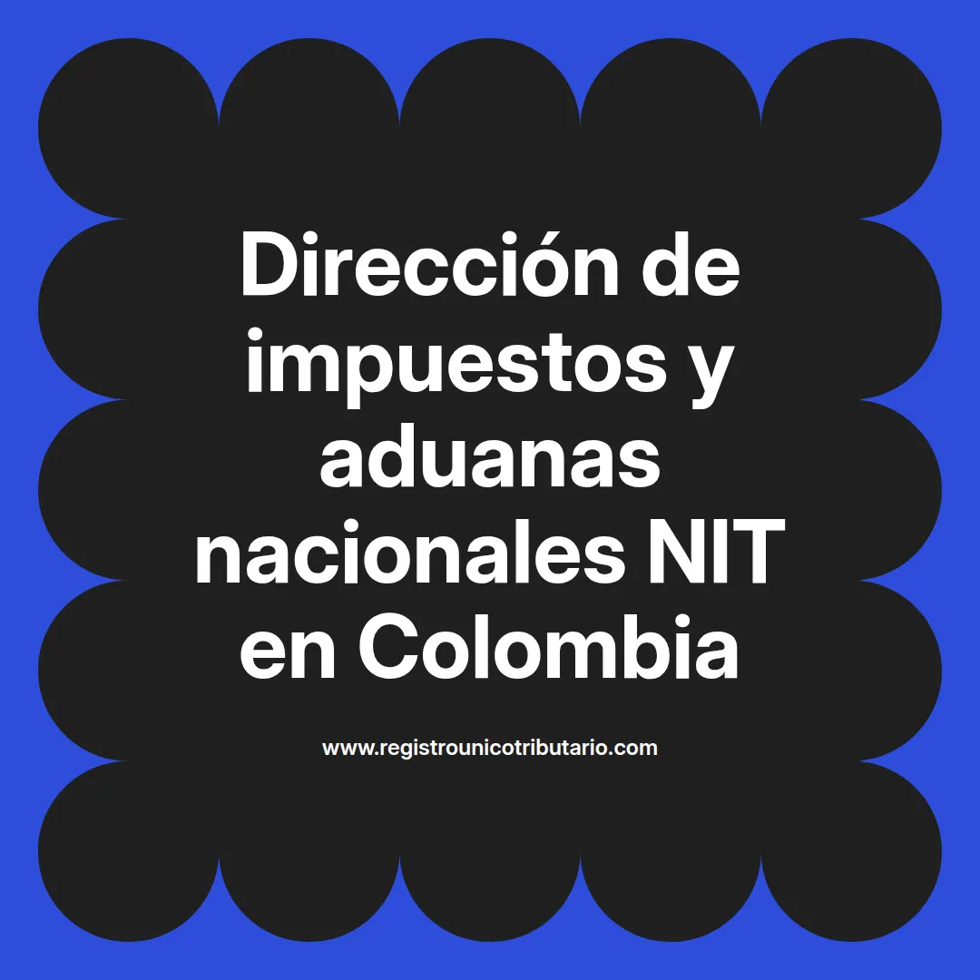 Imagen sobre direccion de impuestos y aduanas nacionales nit en Colombia y su ubicación en Cali