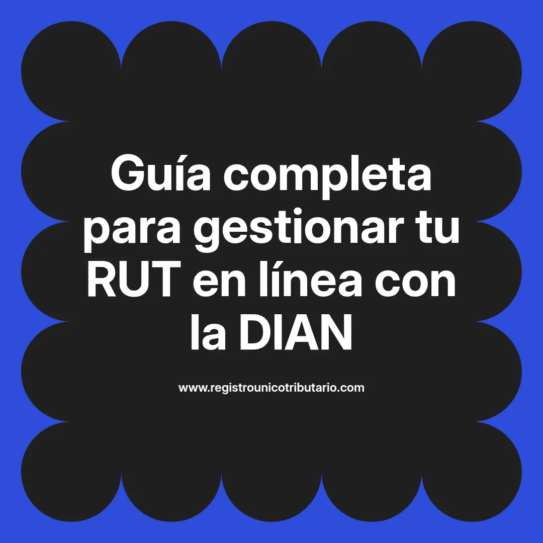 Imagen destacada sobre el uso de la dian rut en Colombia y cómo realizar consultas en línea