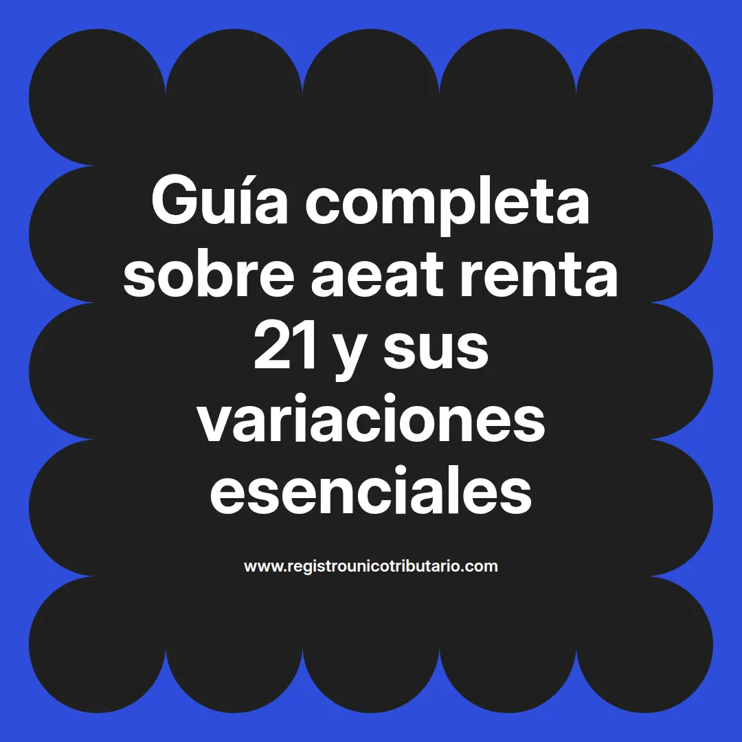 Imagen destacada sobre la aeat renta 21 y ayuda renta 2019 para realizar declaraciones fiscales