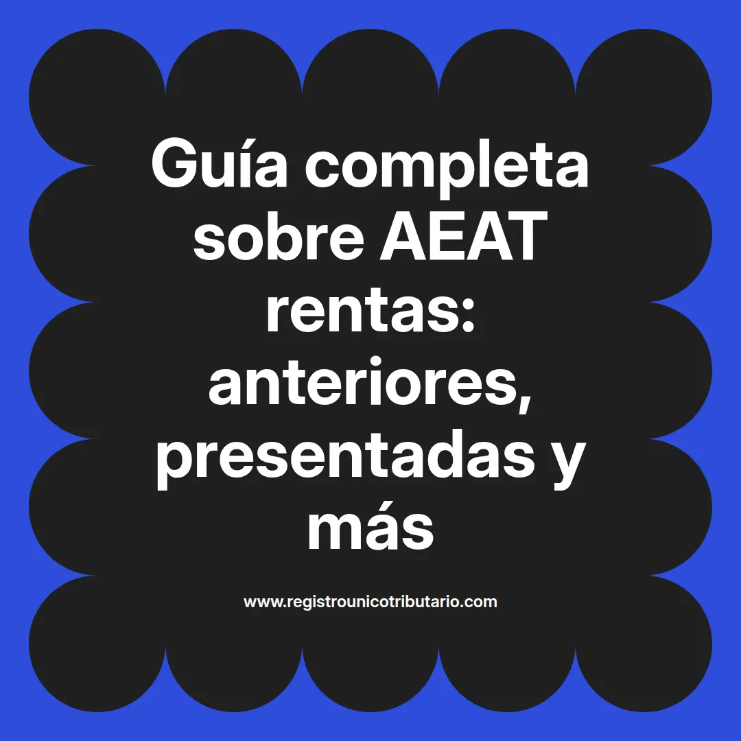 Imagen relacionada con aeat rentas y aspectos de rentas no residentes aeat en trámites fiscales