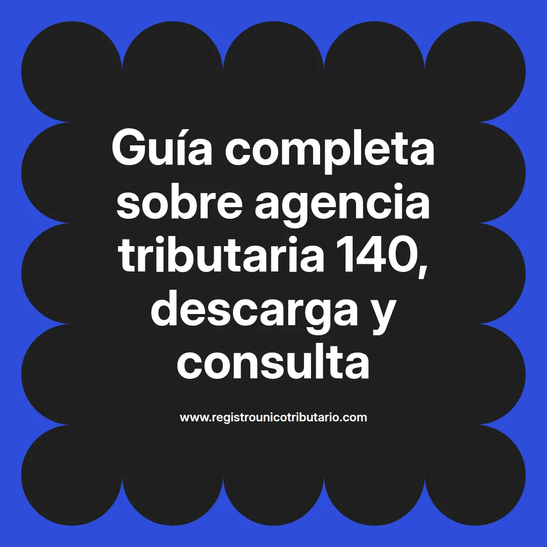 Imagen destacada sobre agencia tributaria 140 y trámites modelo 140 agencia tributaria pdf