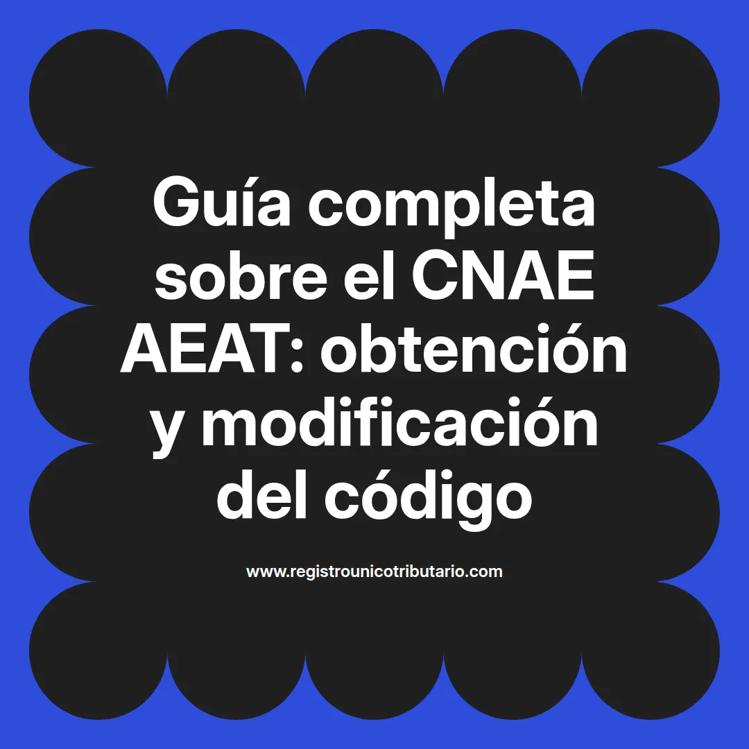 Imagen destacada sobre el cnae aeat y su importancia en los trámites fiscales en 2025