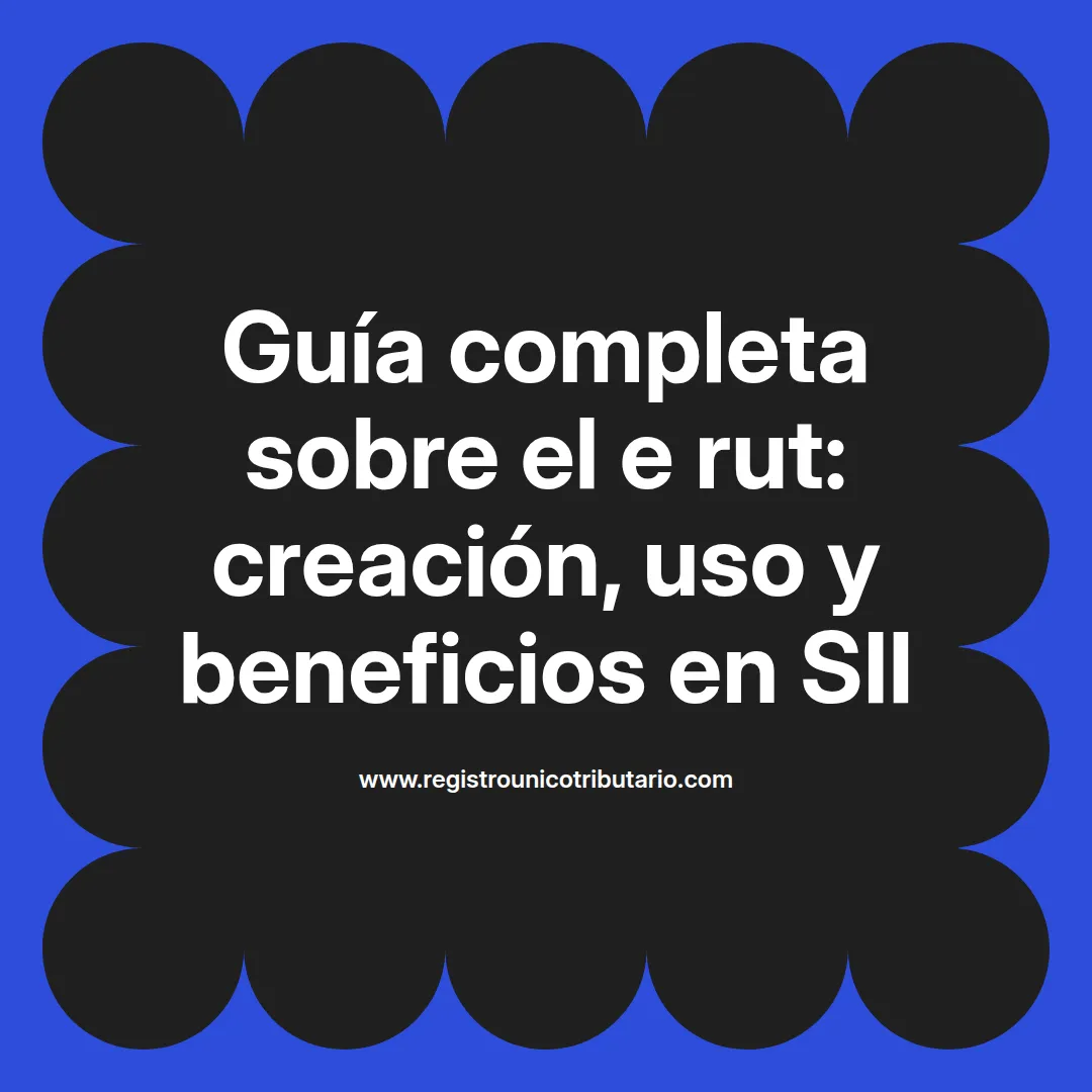 Imagen destacada sobre el e rut y su importancia en trámites del SII en Latinoamérica
