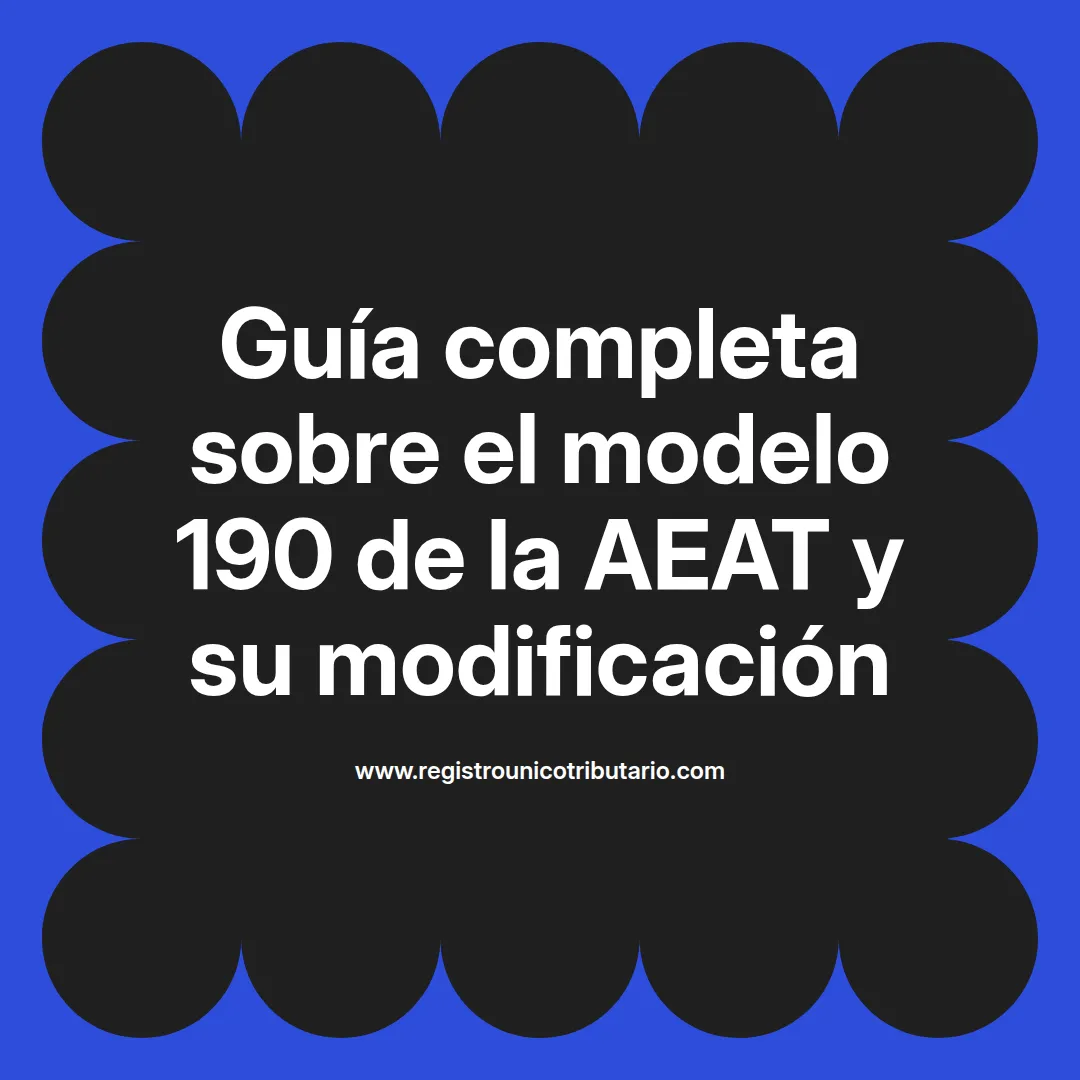 Imagen destacada sobre el modelo 190 aeat y sus instrucciones para el año 2024