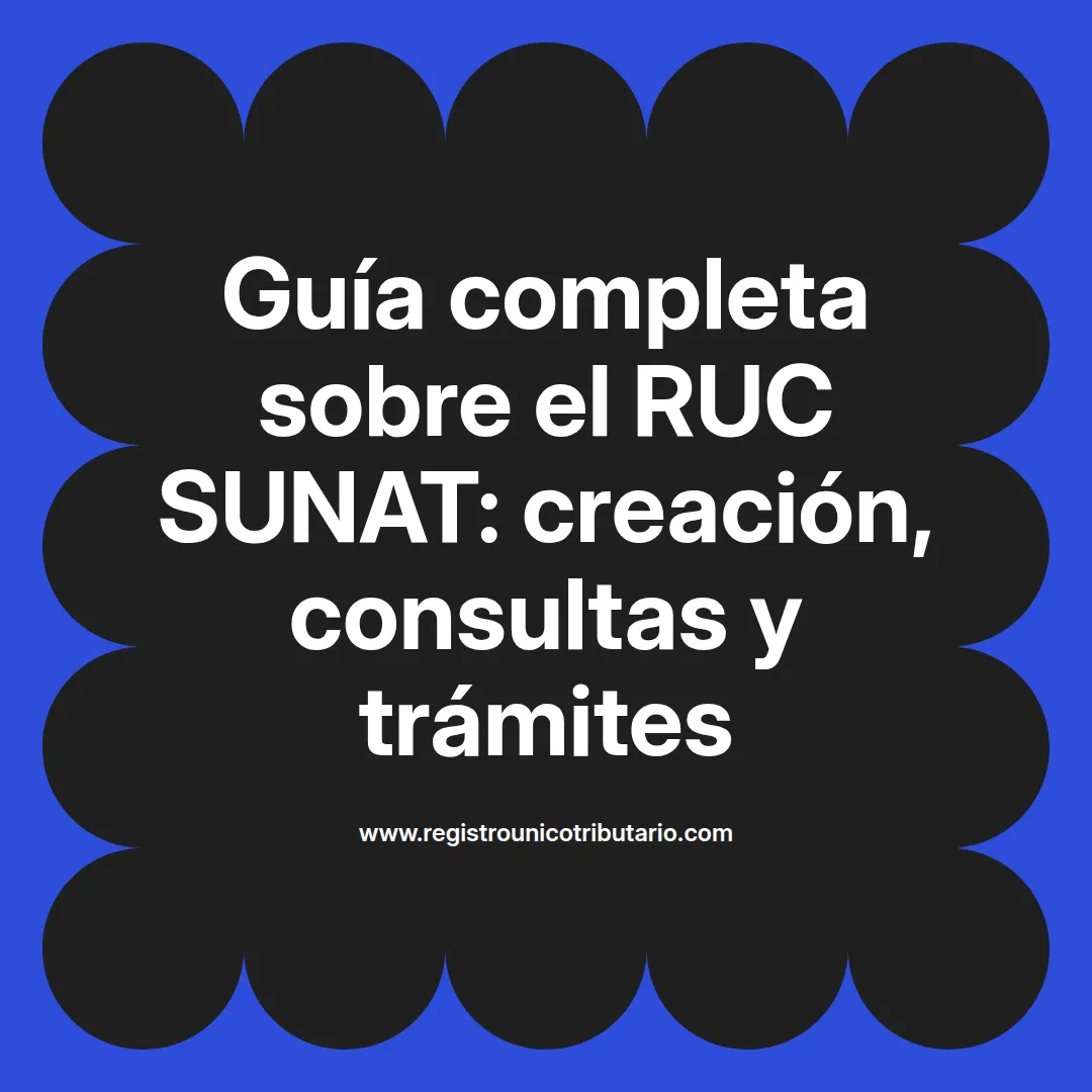 Imagen destacada sobre ruc sunat y su importancia para persona natural y operaciones en linea