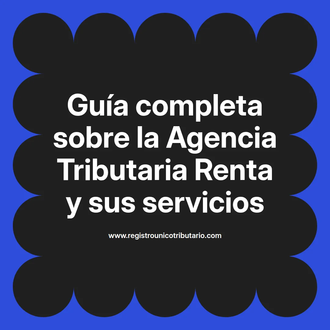 Imagen informativa sobre la agencia tributaria renta 2024 y servicios relacionados en línea