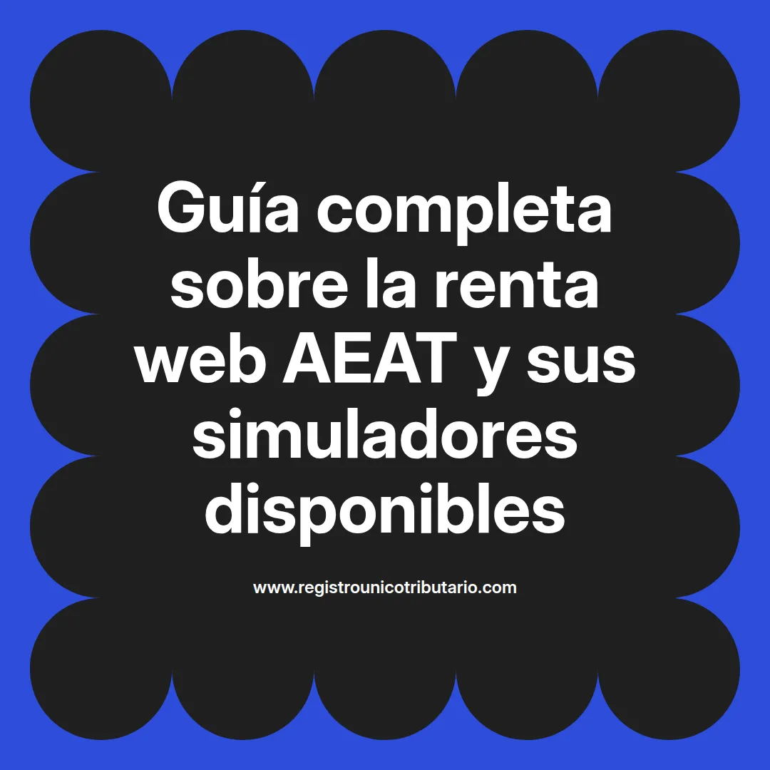 Imagen destacada sobre renta web aeat 2023 y acceso al simulador de renta web aeat