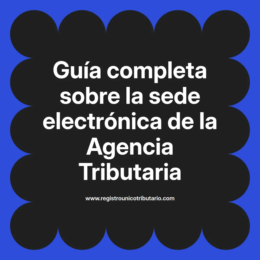 Imagen destacada sobre electrónica de la agencia tributaria y servicios digitales disponibles