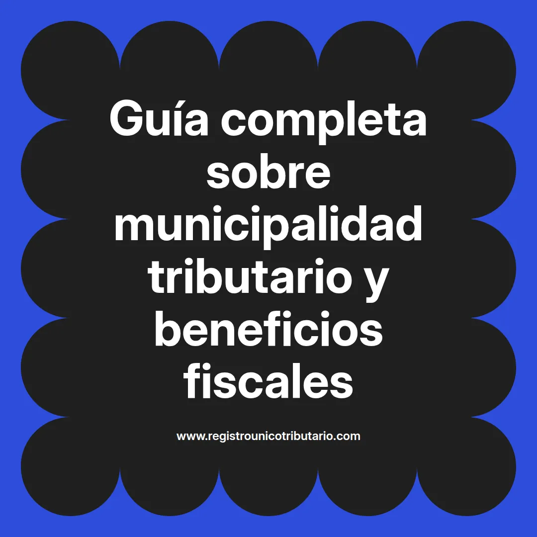 Imagen informativa sobre municipalidad tributario de Córdoba y su portal tributario para contribuyentes