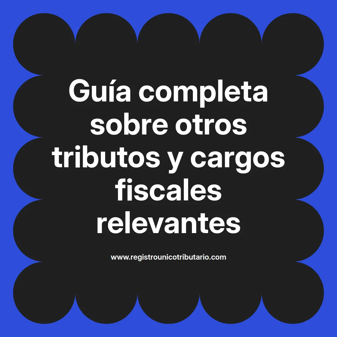 Imagen destacada sobre otros tributos y cargos en la contabilidad empresarial