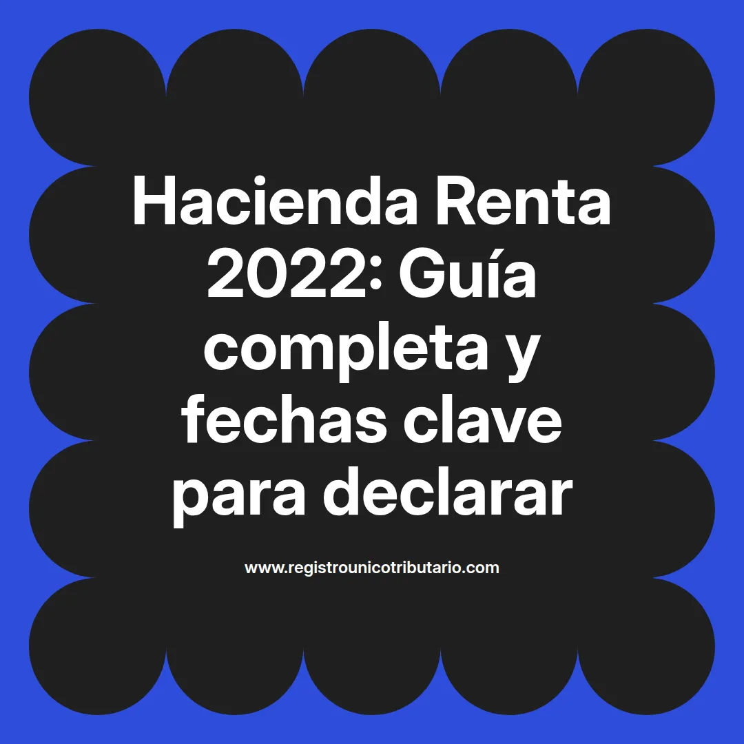 Imagen destacada sobre hacienda renta 2022 y declaración renta 2022 personas naturales