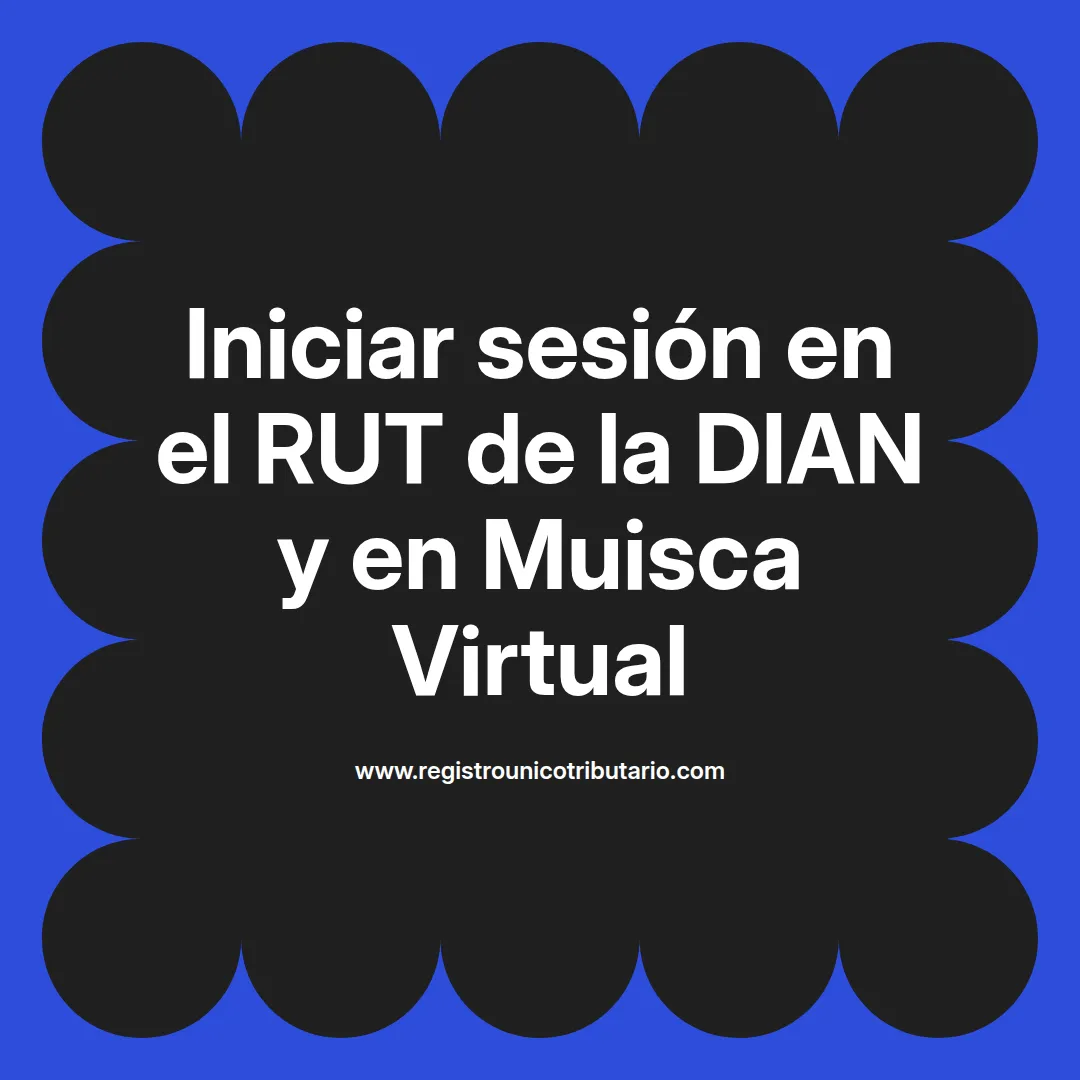 Imagen destacada sobre cómo iniciar sesión con rut en la plataforma de la dian